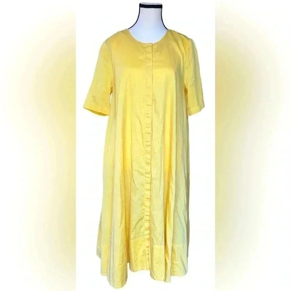 Biaggini Violett Charles Vögele‎ Shirt Dress Sz EU 42 US Large - Picture 1 of 11